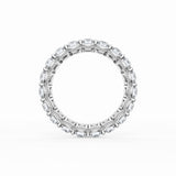 Round Cut Diamond Eternity Band in Platinum