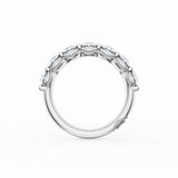 Round Cut Diamond Eternity Band in 18kt White Gold