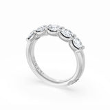 Round Cut Diamond Eternity Band in 18kt White Gold