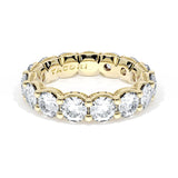 Round Cut Diamond Eternity Band in 18kt Yellow Gold