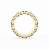 Round Cut Diamond Eternity Band in 18kt Yellow Gold