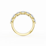 Round Cut Diamond Eternity Band in 18kt Yellow Gold
