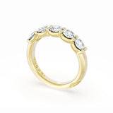 Round Cut Diamond Eternity Band in 18kt Yellow Gold