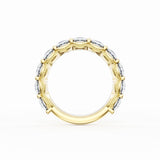 Round Cut Diamond Eternity Band in 18kt Yellow Gold