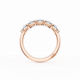 Round Cut Diamond Eternity Band in 18kt Rose Gold