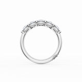 Round Cut Diamond Eternity Band in Platinum