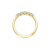 Oval Cut Diamond Eternity Band in 18kt Yellow Gold