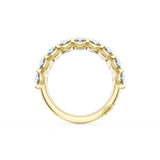 Oval Cut Diamond Eternity Band in 18kt Yellow Gold