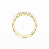 Emerald Cut Diamond Eternity Band in 18kt Yellow Gold