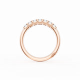 Emerald Cut Diamond Eternity Band in 18kt Rose Gold