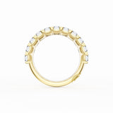 Emerald Cut Diamond Eternity Band in 18kt Yellow Gold