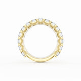 Emerald Cut Diamond Eternity Band in 18kt Yellow Gold