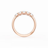 Emerald Cut Diamond Eternity Band in 18kt Rose Gold