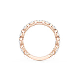 Diamond Eternity Band in 18kt Rose Gold