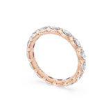 Diamond Eternity Band in 18kt Rose Gold