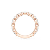 Diamond Eternity Band in 18kt Rose Gold