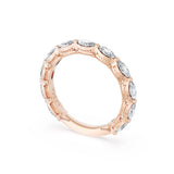 Diamond Eternity Band in 18kt Rose Gold