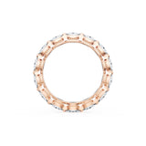 Diamond Eternity Band in 18kt Rose Gold