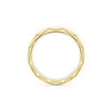 High Polish Wedding Band in 18kt Yellow Gold
