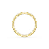 High Polish Wedding Band in 18kt Yellow Gold