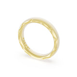 High Polish Wedding Band in 18kt Yellow Gold