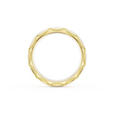 High Polish Wedding Band in 18kt Yellow Gold