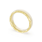 High Polish Wedding Band in 18kt Yellow Gold