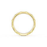 High Polish Wedding Band in 18kt Yellow Gold