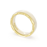 High Polish Wedding Band in 18kt Yellow Gold