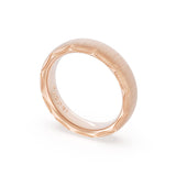 Satin Finish Wedding Band in 18kt Rose Gold