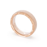 Satin Finish Wedding Band in 18kt Rose Gold