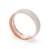 flat-brush-finish-wedding-band-in-18kt-rose-gold-&-platinum-1667rptbszb