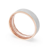 flat-brush-finish-wedding-band-in-18kt-rose-gold-&-platinum-1667rptb