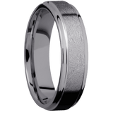 Tantalum + Distressed , Polish Finish