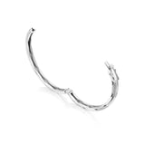"Silver Bangle, 6.5mm"