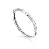 "Silver Bangle, 6.5mm"