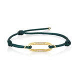 link-bracelet-with-diamonds-on-emerald-cord-fb921sygnsm