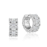 Linear Earring in Platinum
