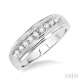 1/8 Ctw Round Cut Diamond Women's Ring in 14K White Gold