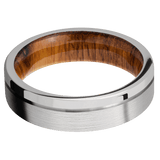 Titanium + Satin , Polish Finish + Desert Iron Wood