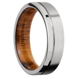 Titanium + Satin , Polish Finish + Desert Iron Wood