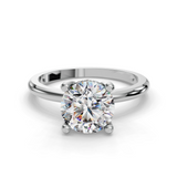 Round Halo Engagement Ring