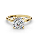Round Halo Engagement Ring
