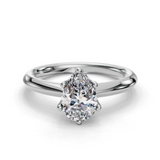 Pear Solitaire Engagement Ring