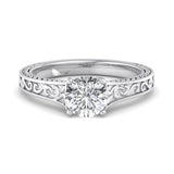 Round Solitaire Engagement Ring