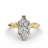 Marquise Solitaire Engagement Ring