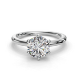 Round Solitaire Engagement Ring