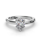 Pear Solitaire Engagement Ring