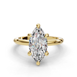 Marquise Solitaire Engagement Ring