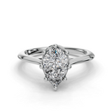 Pear Solitaire Engagement Ring